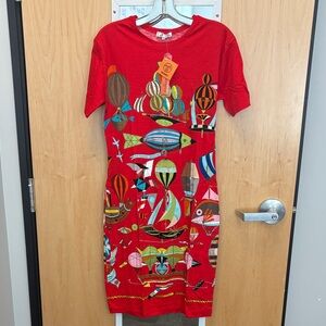Hermes Red Dress